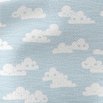 Cute Expression Clouds Waterproof Canvas