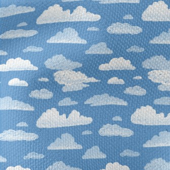 Blue Sky And White Clouds Graf Waterproof Canvas