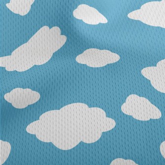 Cartoon Cute Sky Athletic Mesh Flat Back