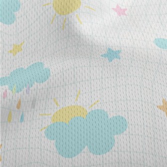 Cute Graffiti Night Athletic Mesh Flat Back