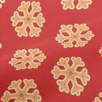 Snowflake Gingerbread Performance Linen