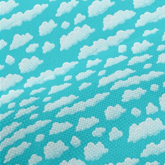 Beautiful Cartoon Clouds Performance Linen