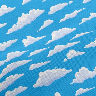 Fluffy Cartoon Clouds Performance Linen