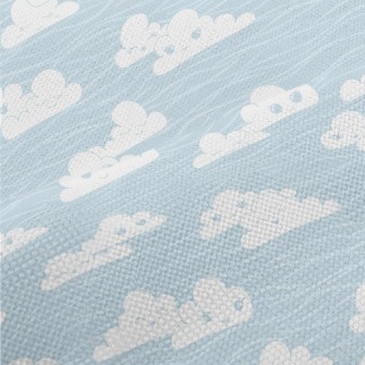 Cute Expression Clouds Performance Linen