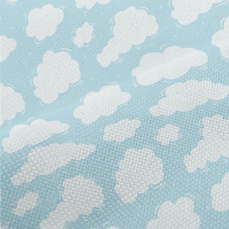 Cute Fluffy Clouds Performance Linen