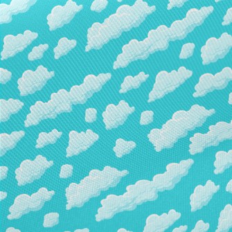 Beautiful Cartoon Clouds Twill