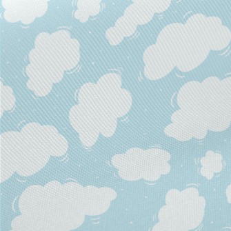 Cute Fluffy Clouds Twill