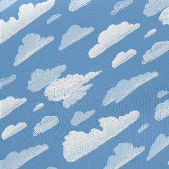 Blue Sky And White Clouds Graf Twill