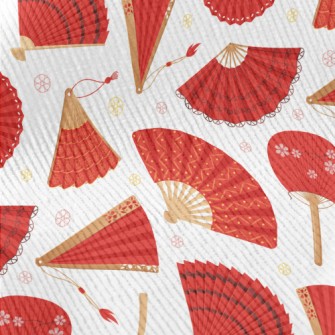 Japanese Red Fan Standard Corduroy