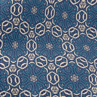 Gorgeous Blue Kaleidoscope Standard Corduroy