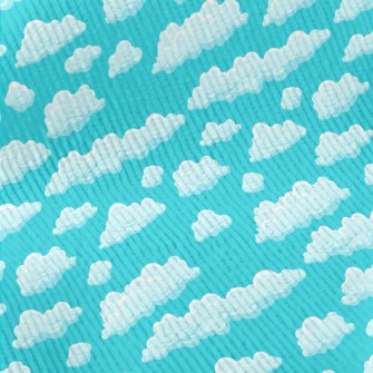 Beautiful Cartoon Clouds Standard Corduroy