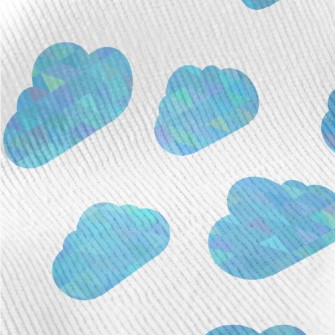 Beautiful Polygonal Clouds Standard Corduroy