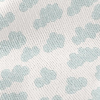 Circle Texture Clouds Standard Corduroy