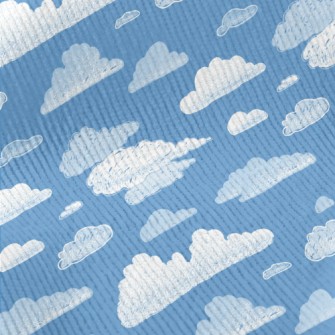 Blue Sky And White Clouds Graf Standard Corduroy