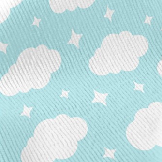 White Stars And Clouds Standard Corduroy