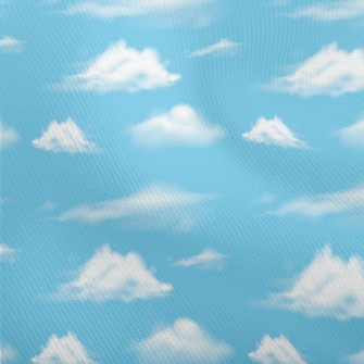 Realistic Blue Sky And White C Dobby