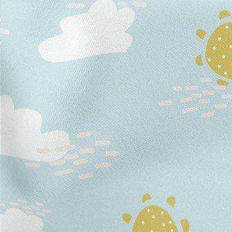 Cute Clouds And Sun Stretch Ponte