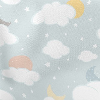 Colorful Hand Drawn Moon Stretch Ponte