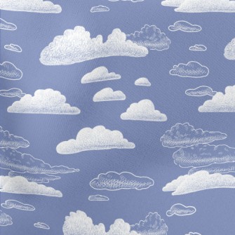 Abstract Cloud Painting Stretch Ponte