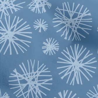 Line Pattern Round Micro Fleece