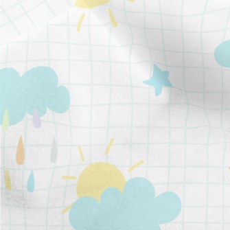 Cute Graffiti Night Micro Fleece