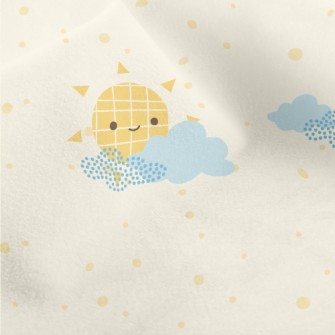 Cute Texture Sunny Day Micro Fleece