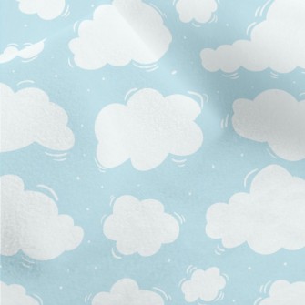 Cute Fluffy Clouds Micro Fleece