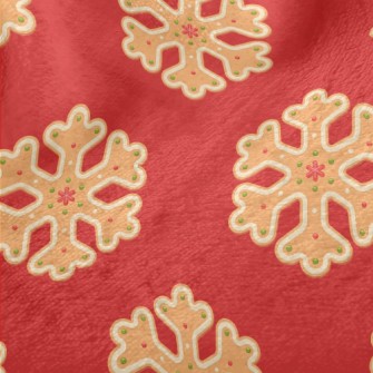 Snowflake Gingerbread Minky