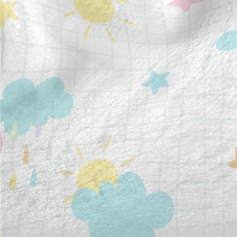 Cute Graffiti Night Minky