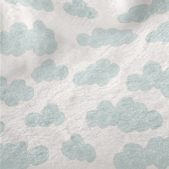 Circle Texture Clouds Minky