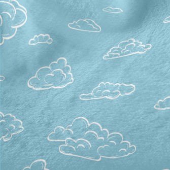 Empty Lines Clouds Minky