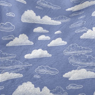 Abstract Cloud Painting Minky