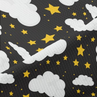Stars And White Clouds Piqué
