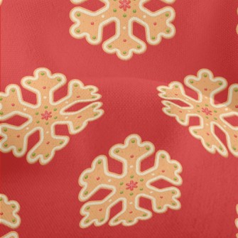 Snowflake Gingerbread Lightweight Performance Linen