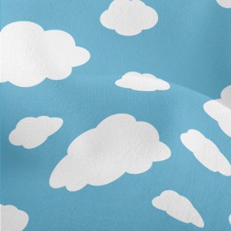 Cartoon Cute Sky Lightweight Performance Linen