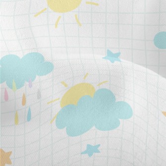 Cute Graffiti Night Lightweight Performance Linen