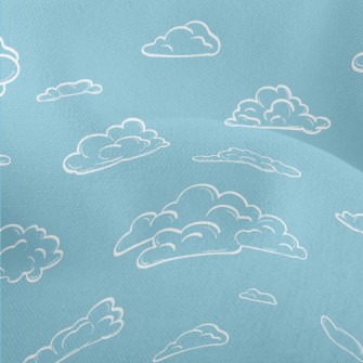 Empty Lines Clouds Lightweight Performance Linen