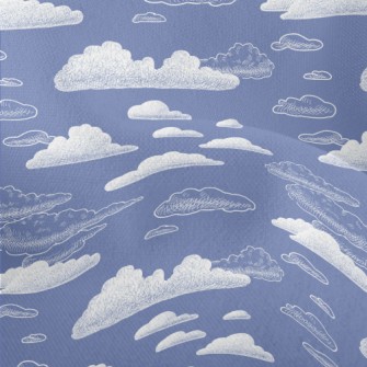 Abstract Cloud Painting Lightweight Performance Linen
