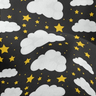 Stars And White Clouds Lightweight Performance Linen