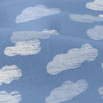 Hand Drawn Cloud Doodles Modern Jersey