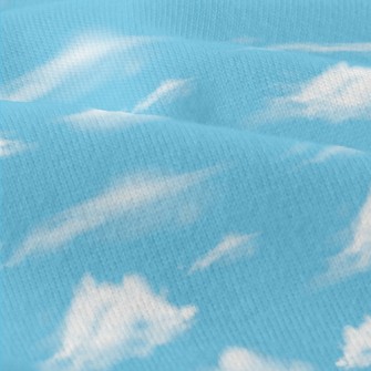 Realistic Blue Sky And White C Modern Jersey