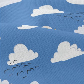 Cartoon Blue Sky And Flying Bi Modern Jersey