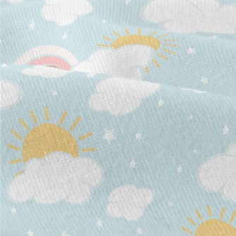 Hand Drawn Sunny Rainbow Modern Jersey