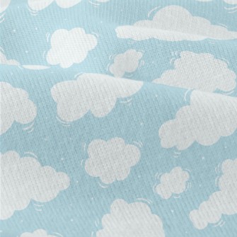 Cute Fluffy Clouds Modern Jersey