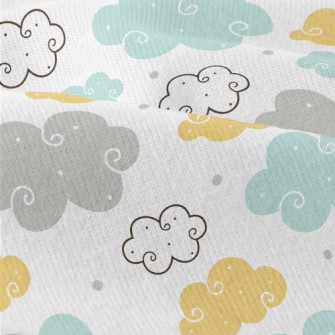 Colorful Cartoon Clouds Modern Jersey
