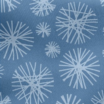 Line Pattern Round Jersey Backed Fleece