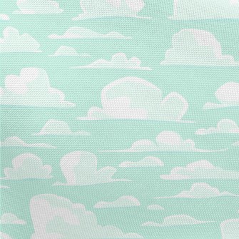 Cute Cartoon Sky Pongee