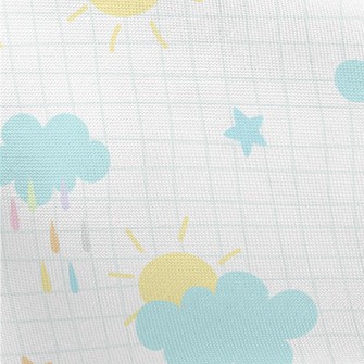 Cute Graffiti Night Pongee