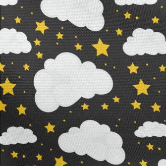 Stars And White Clouds Pongee