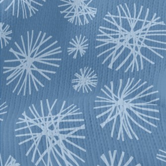 Line Pattern Round Stretch Jersey